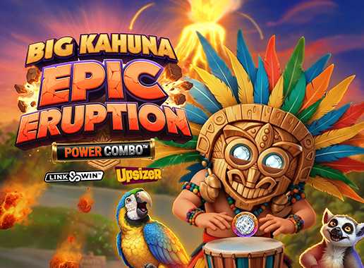 Big Kahuna Epic Eruption Power Combo - Vídeo slot (Games Global)